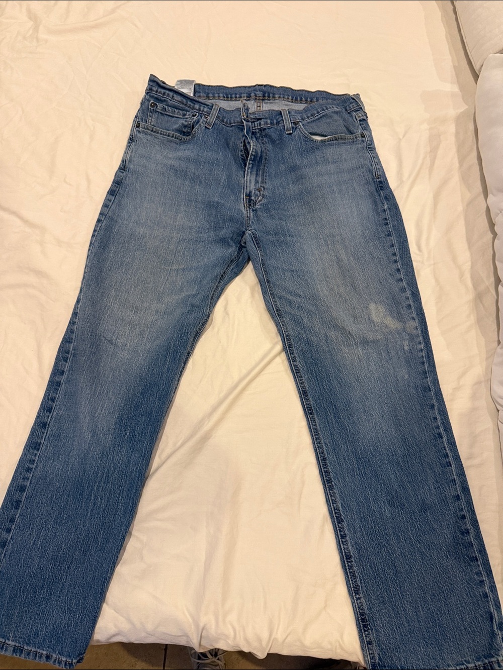 Levi's Light Blue Straight Jeans